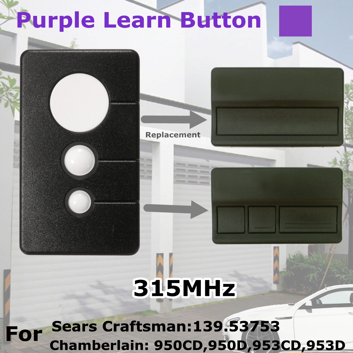 Sears-Craftsman-13953753-3-Buttons-Garage-Door-Opener-Remote-Transmitter-315mh-1219968