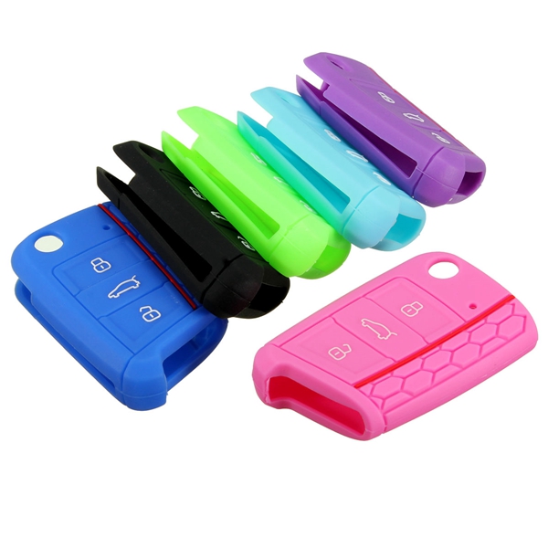 Silicone-Arabesquitic-Protection-Car-Key-Cover-Case-For-2014-2015-VW-Golf-MK7-990988