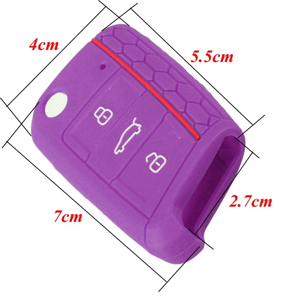 Silicone-Arabesquitic-Protection-Car-Key-Cover-Case-For-2014-2015-VW-Golf-MK7-990988