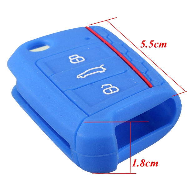 Silicone-Arabesquitic-Protection-Car-Key-Cover-Case-For-2014-2015-VW-Golf-MK7-990988