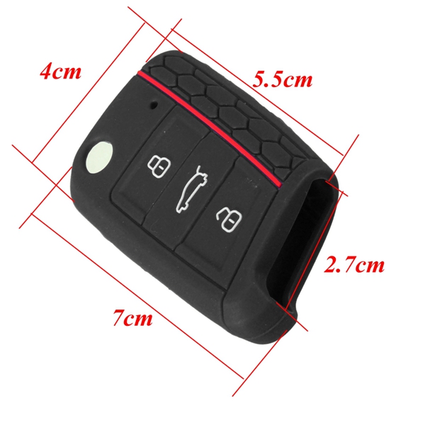 Silicone-Arabesquitic-Protection-Car-Key-Cover-Case-For-2014-2015-VW-Golf-MK7-990988