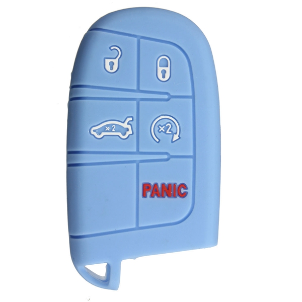 Silicone-Car-Key-Case-Cover-Fob-Shell-5-Button-Remote-for-Jeep-Chrysler-Dodge-Fiat-1007664