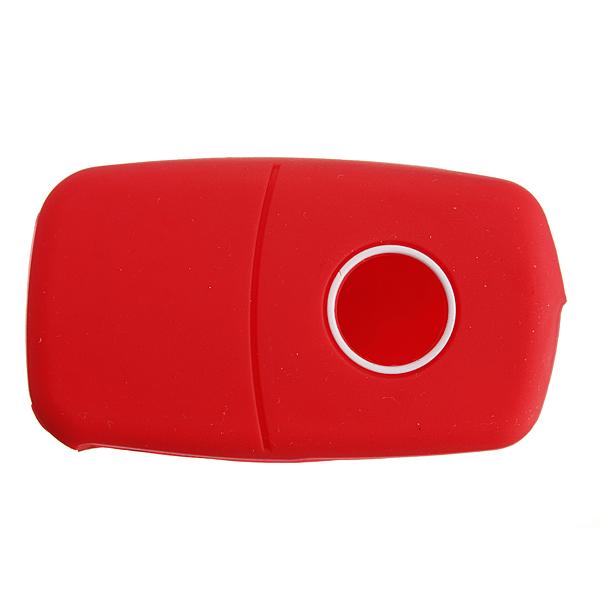 Silicone-Remote-Key-Case-Shell-Flip-FOB-For-VW-Golf-Mk6-Jetta-Polo-937226