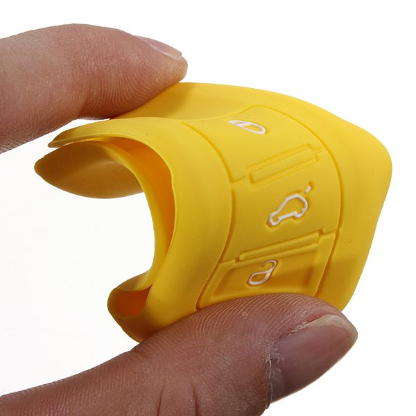 Silicone-Remote-Key-Case-Shell-Flip-FOB-For-VW-Golf-Mk6-Jetta-Polo-937226