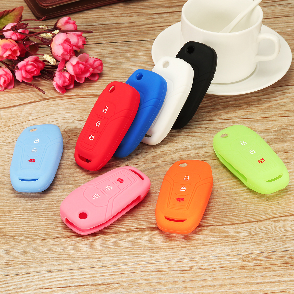 Silicone-Remote-Key-case-cover-For-Ford-Mondeo-F250-F350-F450-F550-Fusion-2017-1208897