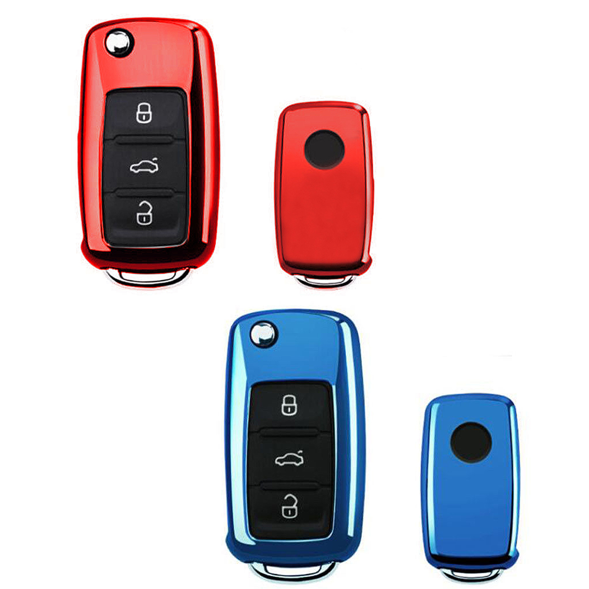 TPU-Remote-Smart-Key-Cover-Fob-Case-Shell-For-VW-And-Other-Car-Models-1229186