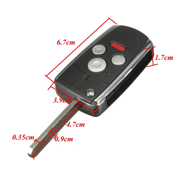 Uncut-Flip-Folding-Remote-Key-Keyless-Shell-Case-For-Honda-Accord-3-ButtonPanic-998082