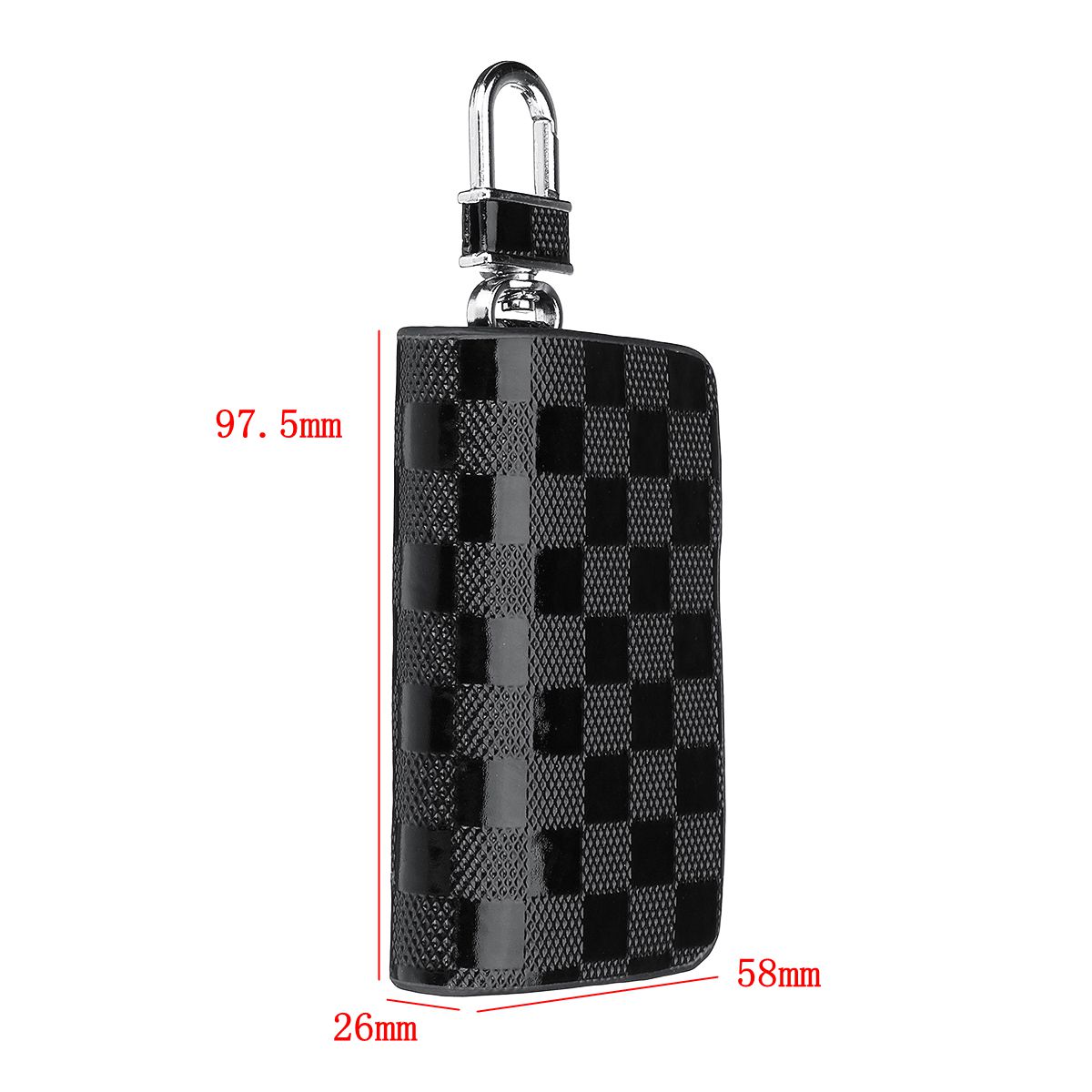 Universal-Car-Leather-Key-Holder-Wallet-Case-Cover-Bag-Chain-Durable-1341142