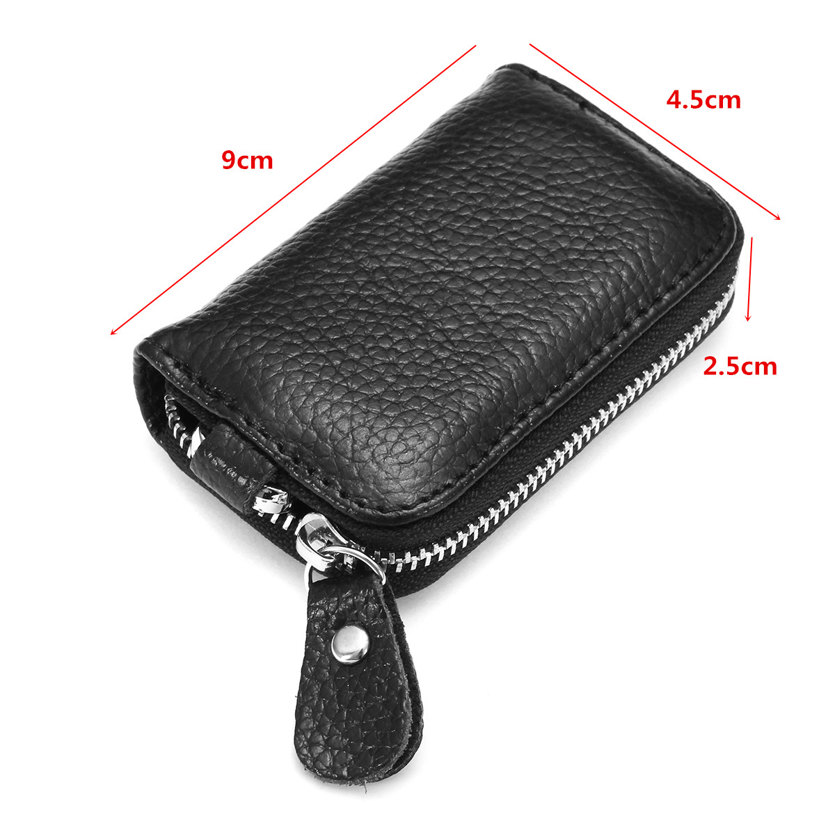 Universal-Car-PU-Leather-Smart-Remote-Key-Case-Holder-Bags-Fob-Black-1380109