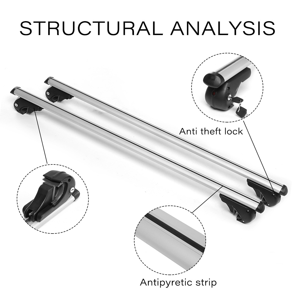48quot-120cm-Universal-Car-Aluminum-Roof-Rack-Rail-Cross-Bar-Luggage-Carrier-WLock-1748811