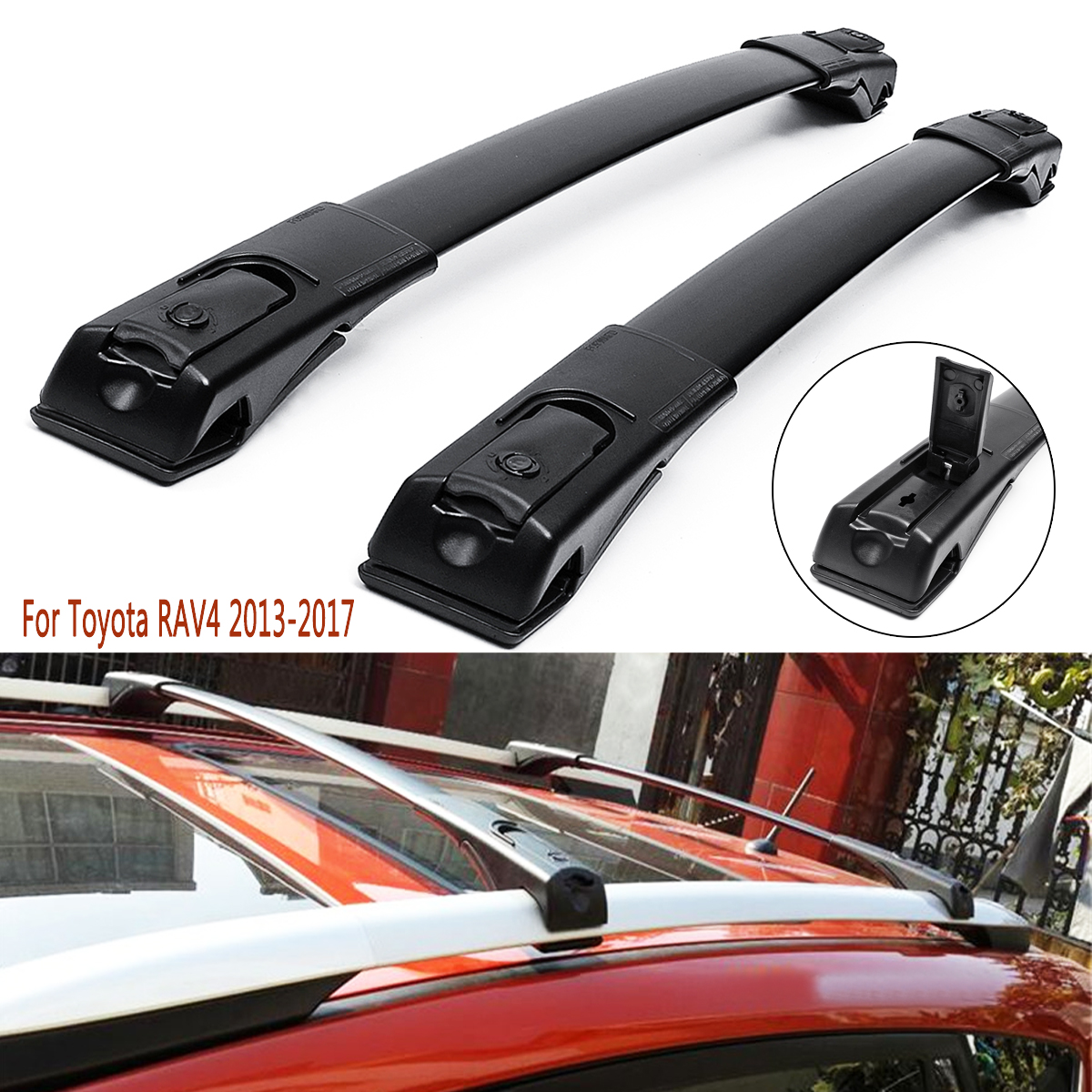 Aluminum-Roof-Top-Adjustable-Rack-Cross-Bar-Black-For-Toyota-RAV4-2013-2017-1553347
