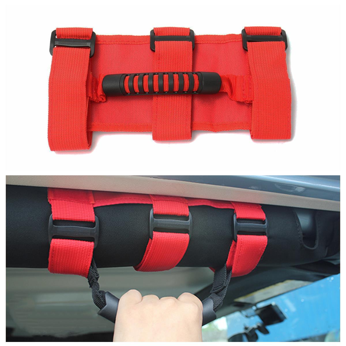 Sport-Roll-Bar-Grab-Handles-Red-for-Jeep-Wrangler-YJ-TJ-JK-1121016