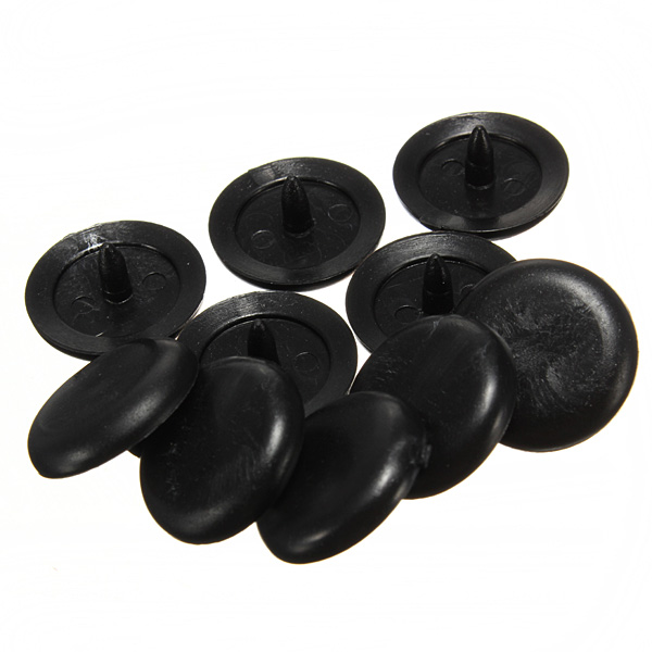 10PCS-Car-Auto-Seat-Belt-Buckle-Holder-Stop-Clips-For-Ford-Black-929045