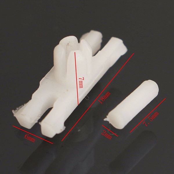 10psc-Side-Door-Trim-Moulding-Strip-Plastic-Clips-For-Volkswagen-GOLF-MK1-Jetta-Old-Beetle-1010126