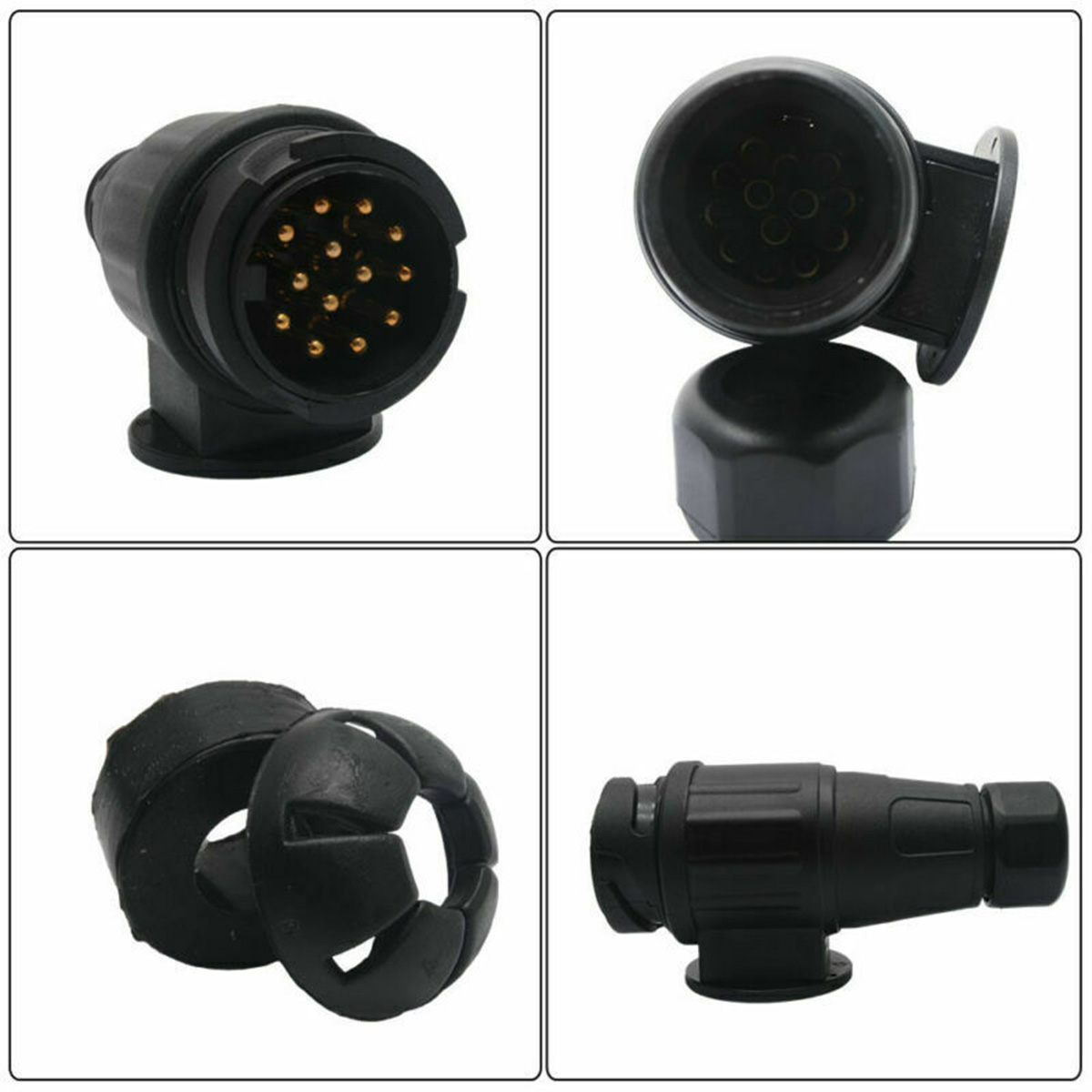 12V-13-Pin-Adapter-Socket-Trailer-Caravan-Electric-Lighting-Euro-Towing-Plug-1610162