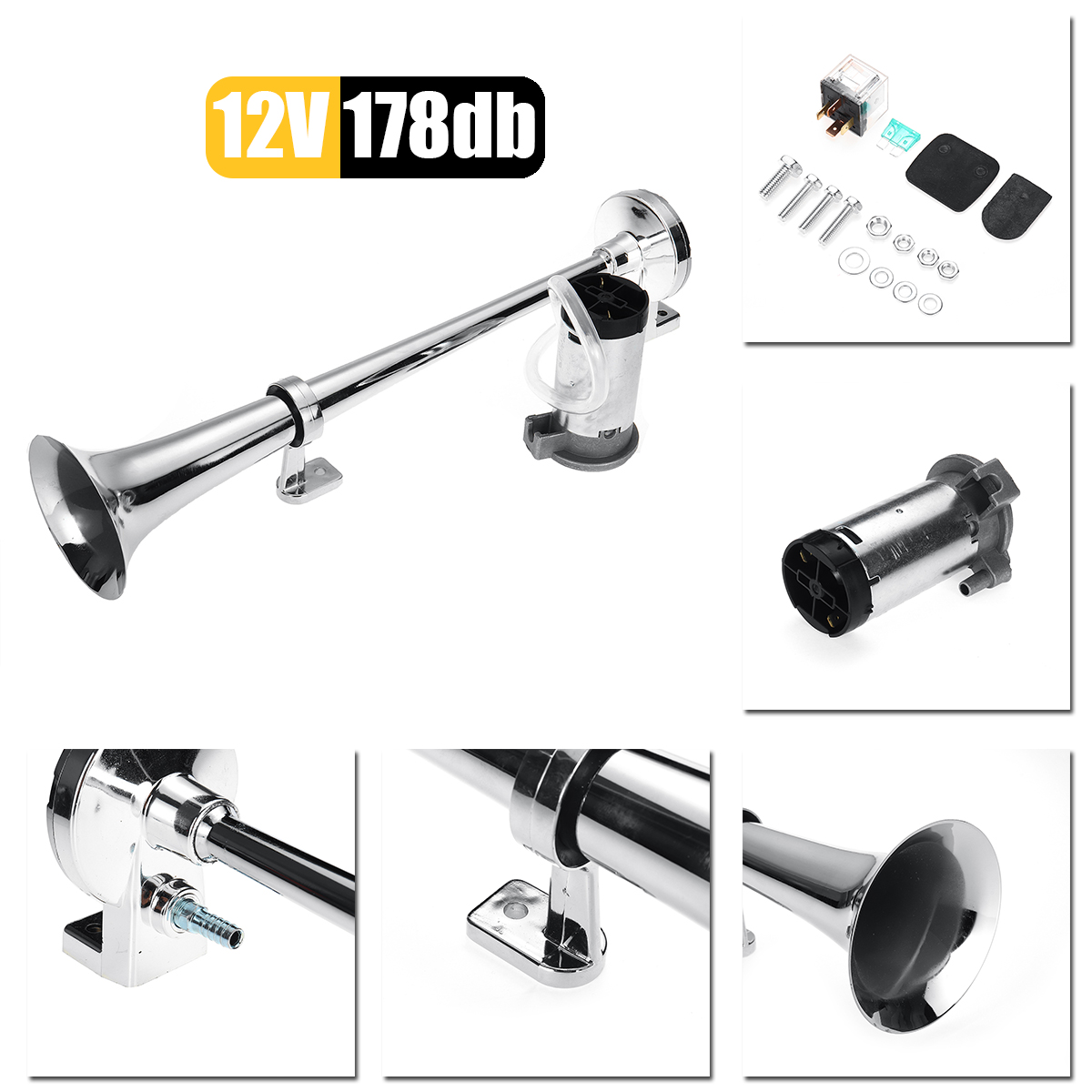 178db-12V-Electric-Gas-Horn-Super-Loud-Single-Trumpet-Metal-Tube-Train-Horn-461212cm-1638106