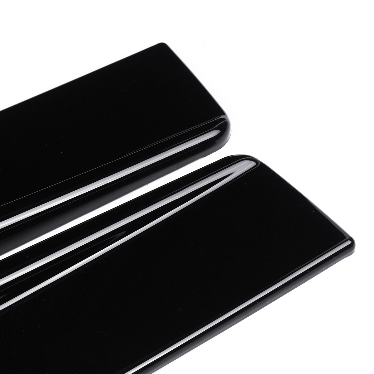 2-X-Universal-Car-Glossy-Black-Side-Skirt-Rocker-Splitters-Canard-Diffuser-Winglet-Wing-1552400
