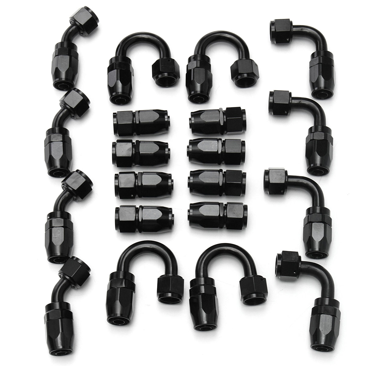 21PCS-AN8-Braided-Hose-Line-and-45degree-Elbow-90-Degree-180degree-PTFE-Brake-Hose-End-Wire-Set-1526598