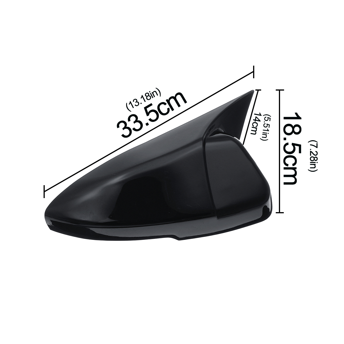 2PCS-Glossy-Black-Car-Mirror-Caps-Covers-For-Honda-Accord-2018-1549457