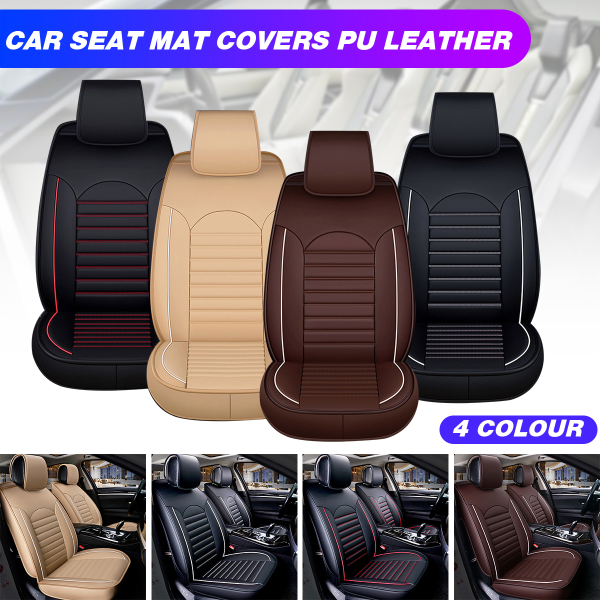 4-Colors-Universal-PU-Wear-resistant-Leather-Car-Seat-Mat-Cover-Breathable-Cushion-Pad-1495983