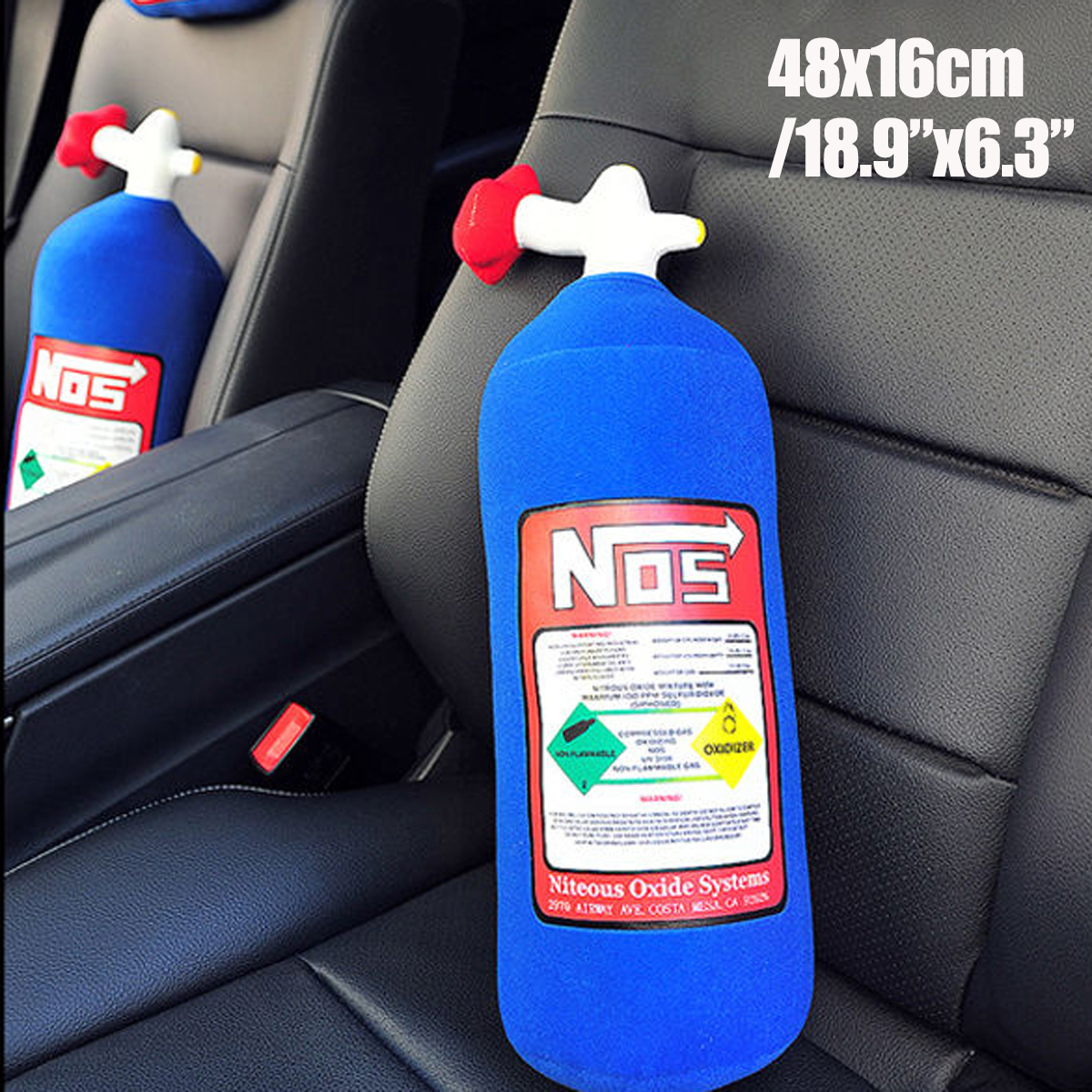 48-X-16CM-NOS-Car-Seat-Headrest-Travel-Pillow-Turbo-Neck-Seatleon-Reposacabezas-1519468