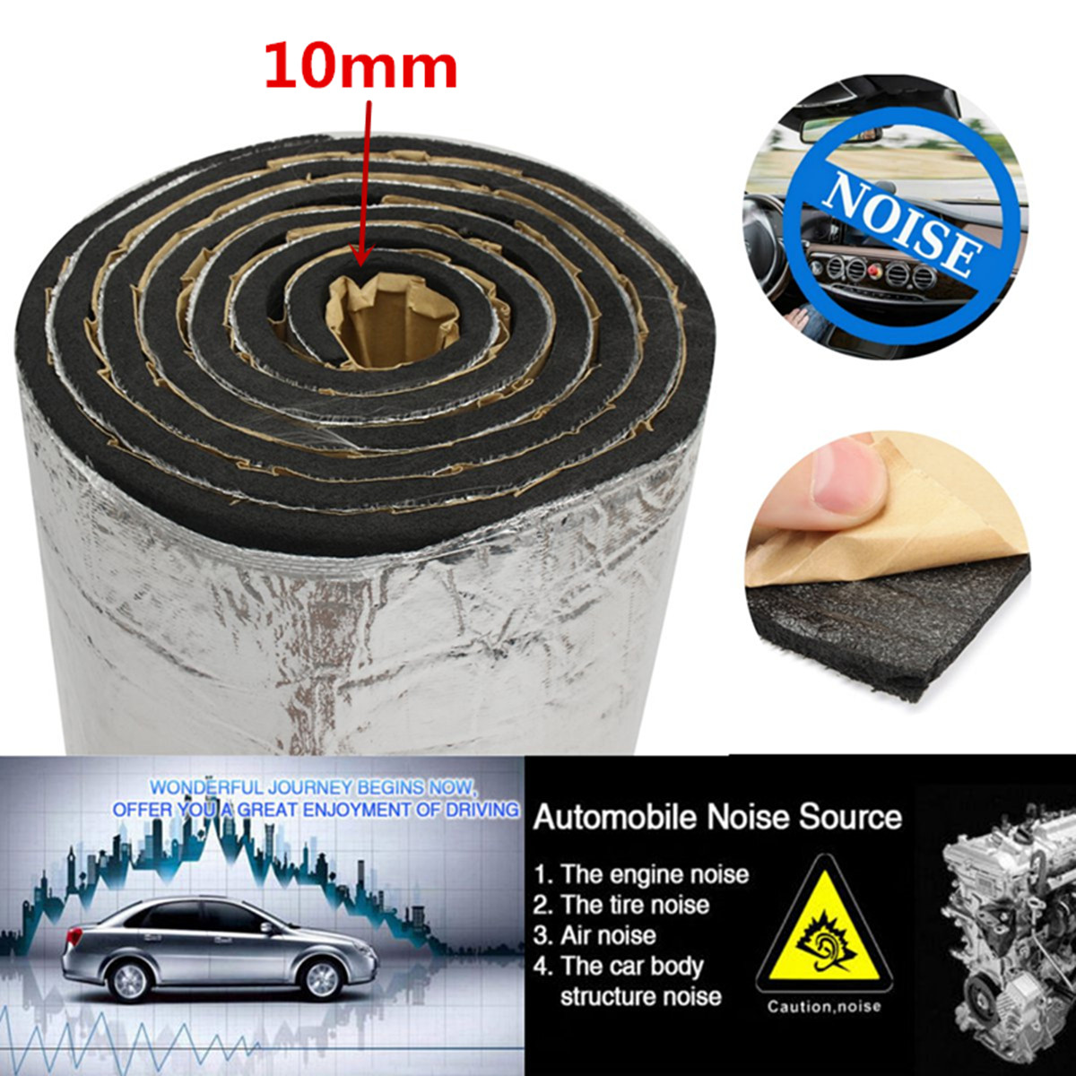 4Mx1M-Car-Trunk-Hook-Heat-Sound-Insulation-Noise-Killer-Deadener-Mat-Underlay-1547084