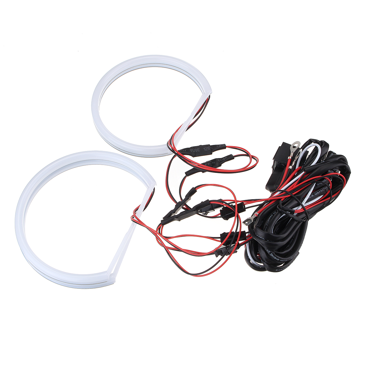 4PCS-131146mm-Cotton-Light-White-LED-Angel-Eye-Halo-Ring-Headlights-For-BMW-E46-1640219