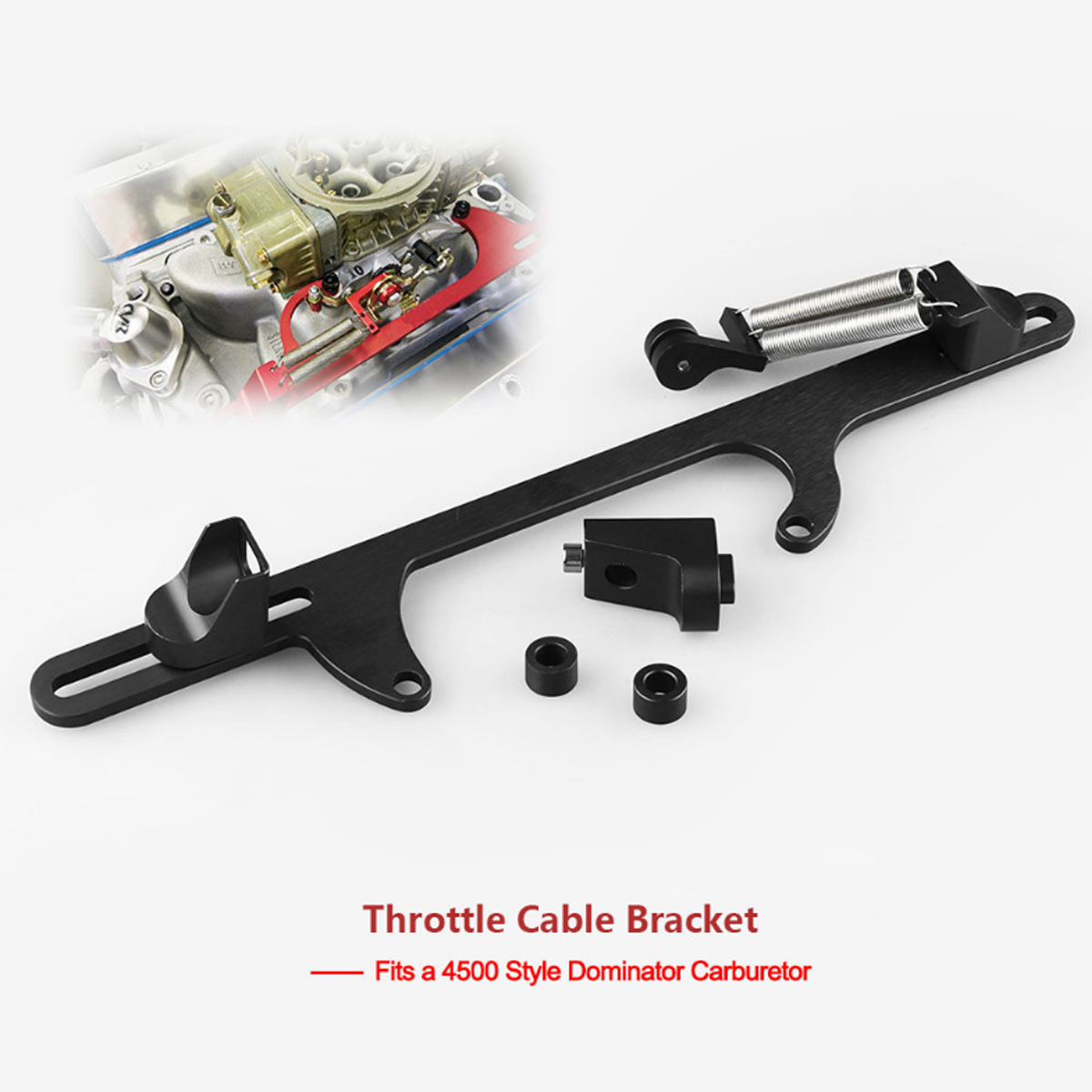 Billet-Aluminum-Throttle-Cable-Frame-Bracket-For-4500-Style-Series-Carbur-Etor-1551722