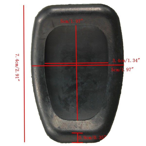 Black-Rubber-Brake-Clutch-Pedal-For-Renault-Megane-Laguna-Clio-Kangoo-999468