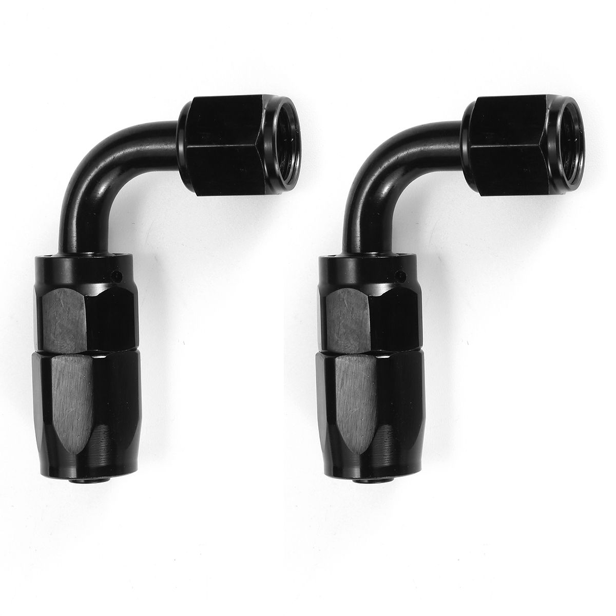 Braided-38-Fuel-Line-6AN-OilGasFuel-Hose-End-Fitting-Hose-Separator-Clamp-Kit-1630279