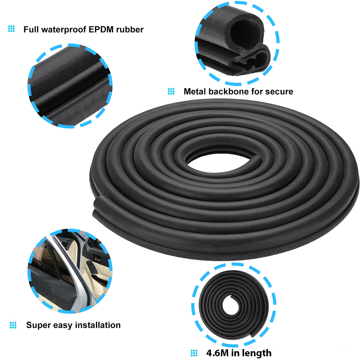 Car-Door-Edge-Trunk-Rubber-Seal-Strip-Trim-Soundproof-Panel-Guard-All-Weather-1477192