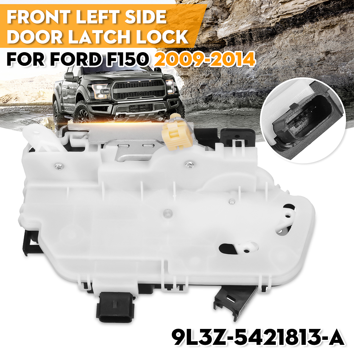 Car-Door-Latch-Lock-Front-Left-Driver-Side-For-Ford-F150-2009-2014-9L3Z-5421813-A-1614398