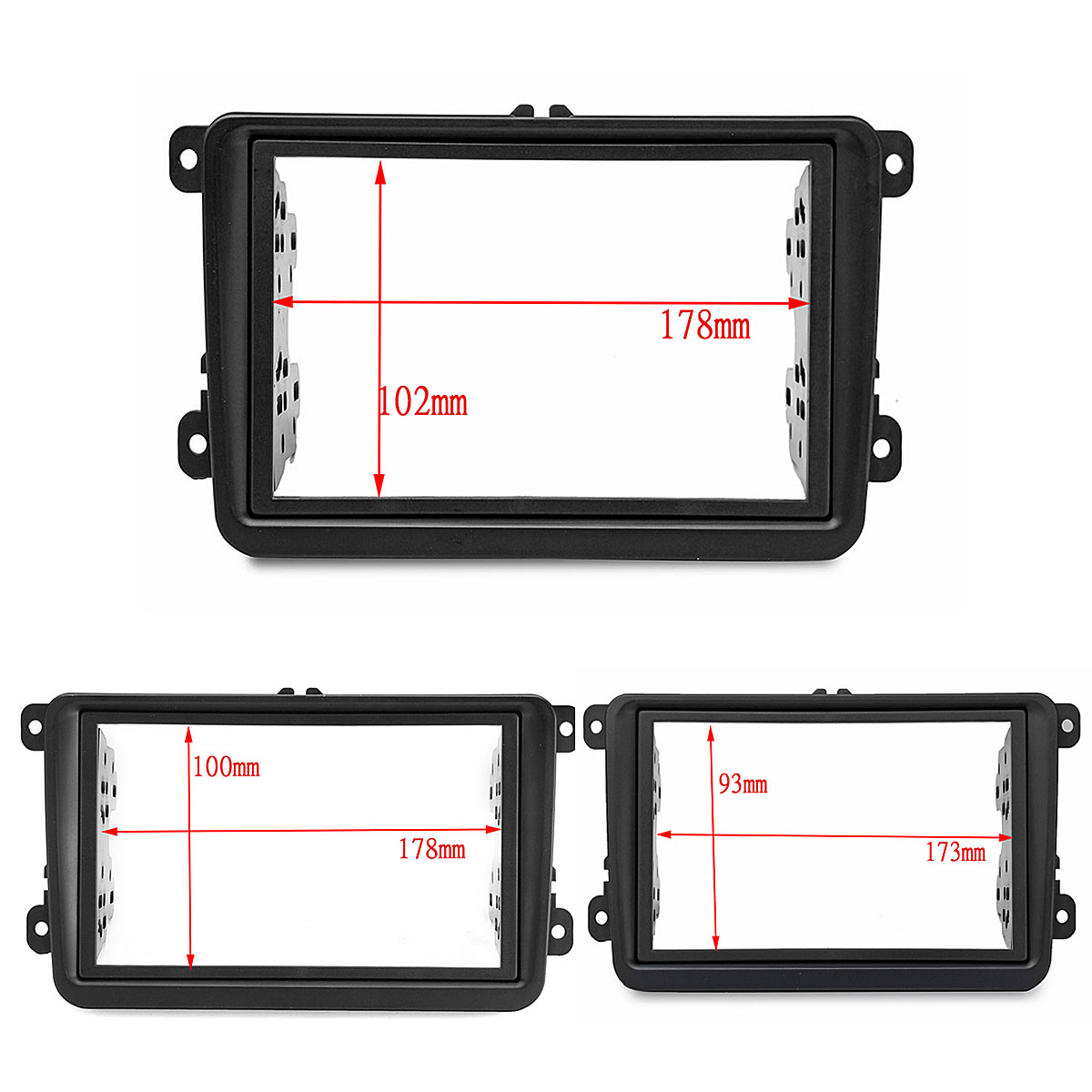 Car-Double-Din-Frame-Bracket-Fascia-Panel-For-VW-Touran-Caddy-SEAT-SKODA-Fabia-Octavia-1535001