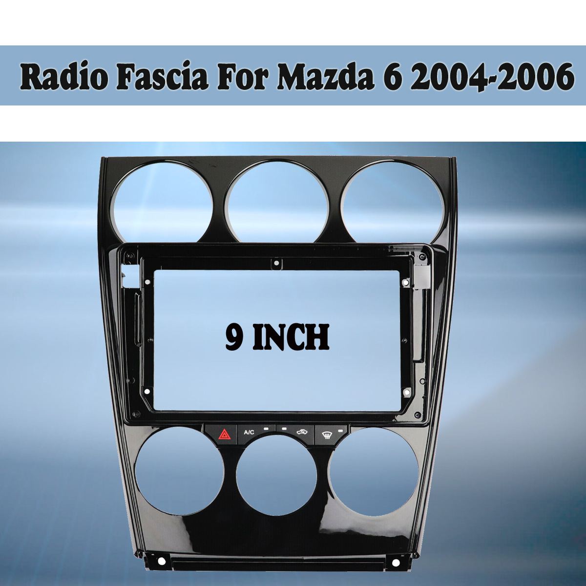 Car-Radio-Fascia-For-Mazda-6-2004-2016-9-inch-Dashboard-Panel-DVD-Frame-Bezel-Dash-Kit-1551182