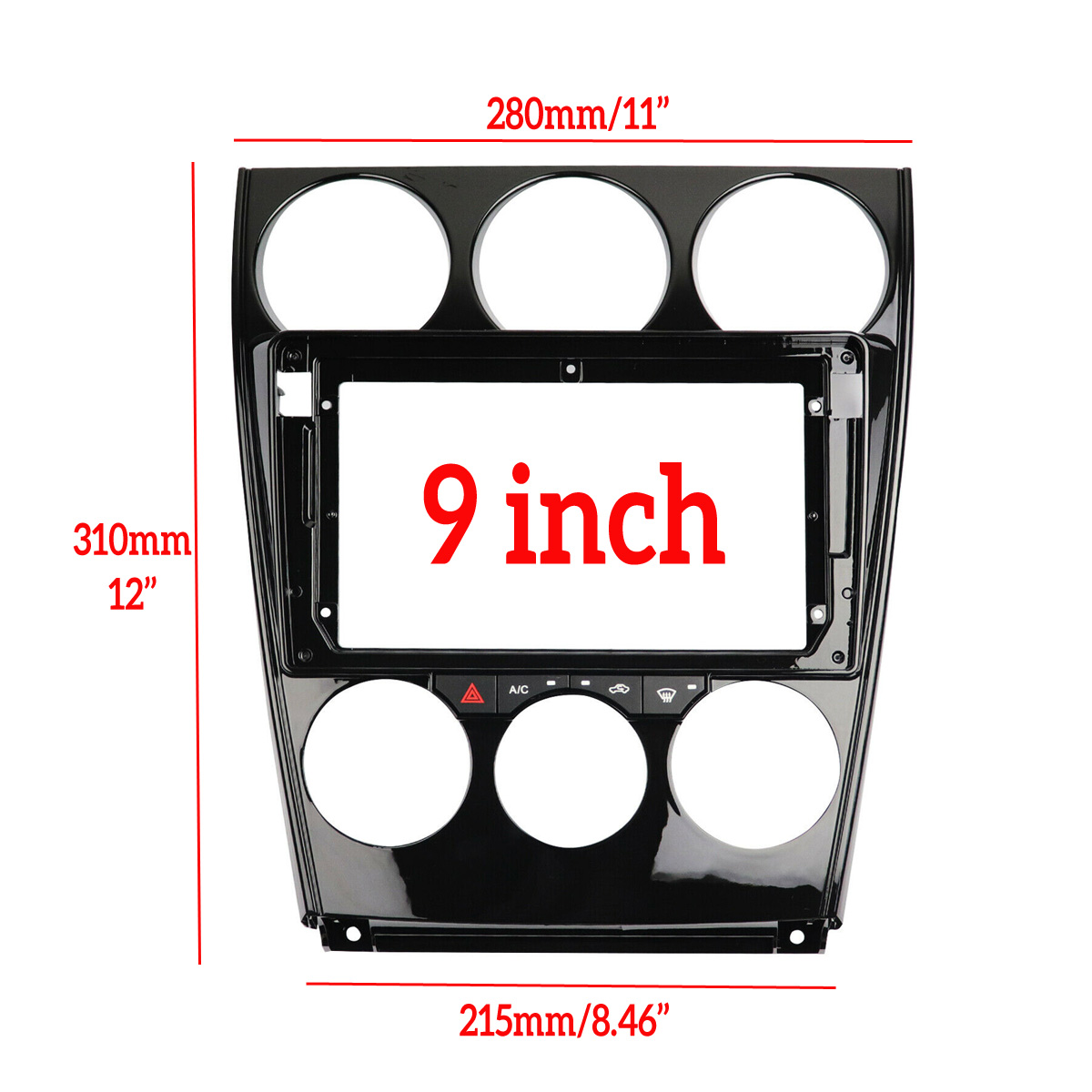 Car-Radio-Fascia-For-Mazda-6-2004-2016-9-inch-Dashboard-Panel-DVD-Frame-Bezel-Dash-Kit-1551182