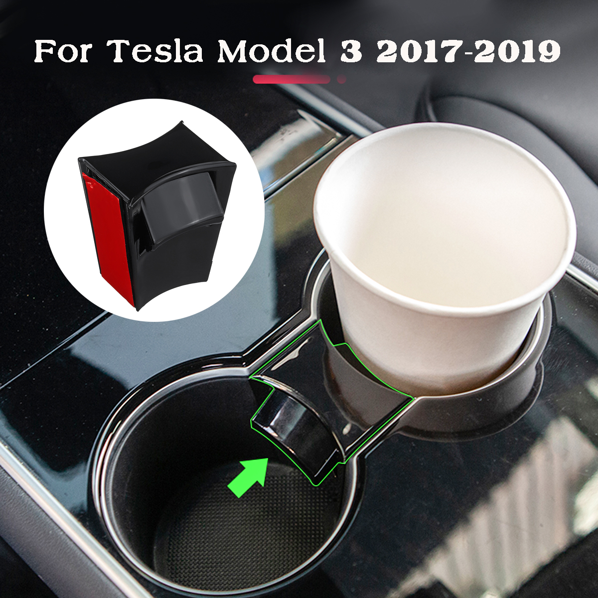 Car-Water-Cup-Slot-Slip-Limit-Clip-Glossy--Matte-Black-For-Tesla-model-3-17-19-1653440