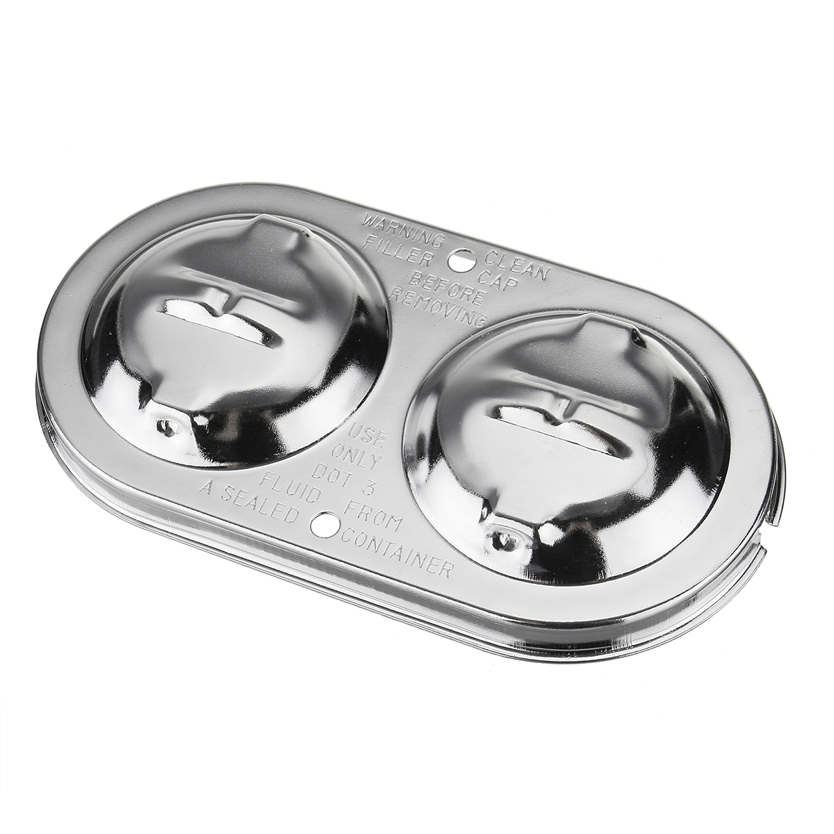 Chrome-GM-Car-Engine-Brake-Master-Cylinder-Valve-Head-Cover-Dual-Bail-Chevy-SBC-350-454-1526043
