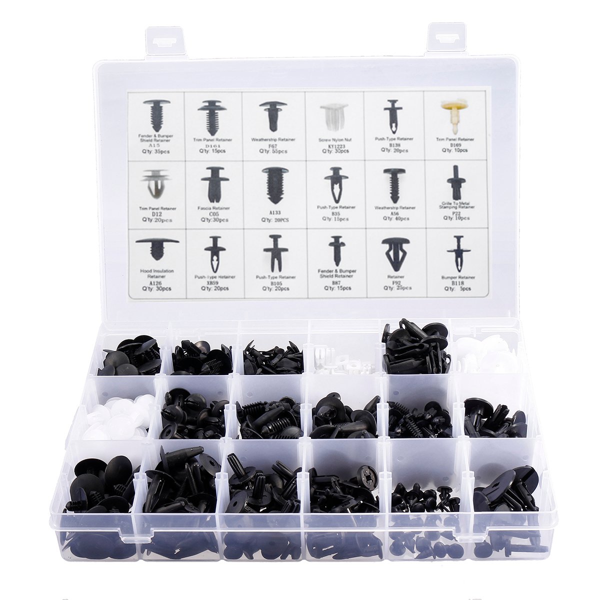 For-Ford-415Pcs-18-Types-Rivets-Retainer-Clip-Trim-Panel-Bumper-Fasteners-Kits-1673095