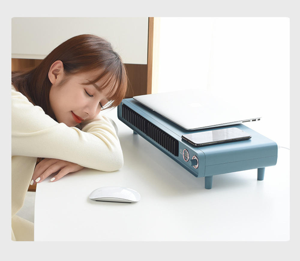 Mini Desktop Heater Fan Multifunctional Hot + Cold Winter / Summer Office Home