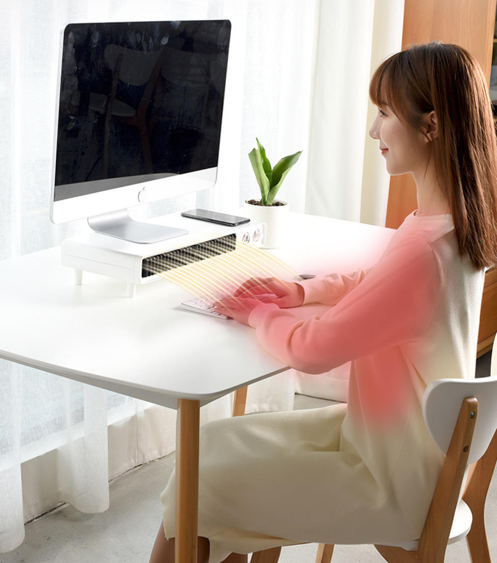 Mini Desktop Heater Fan Multifunctional Hot + Cold Winter / Summer Office Home