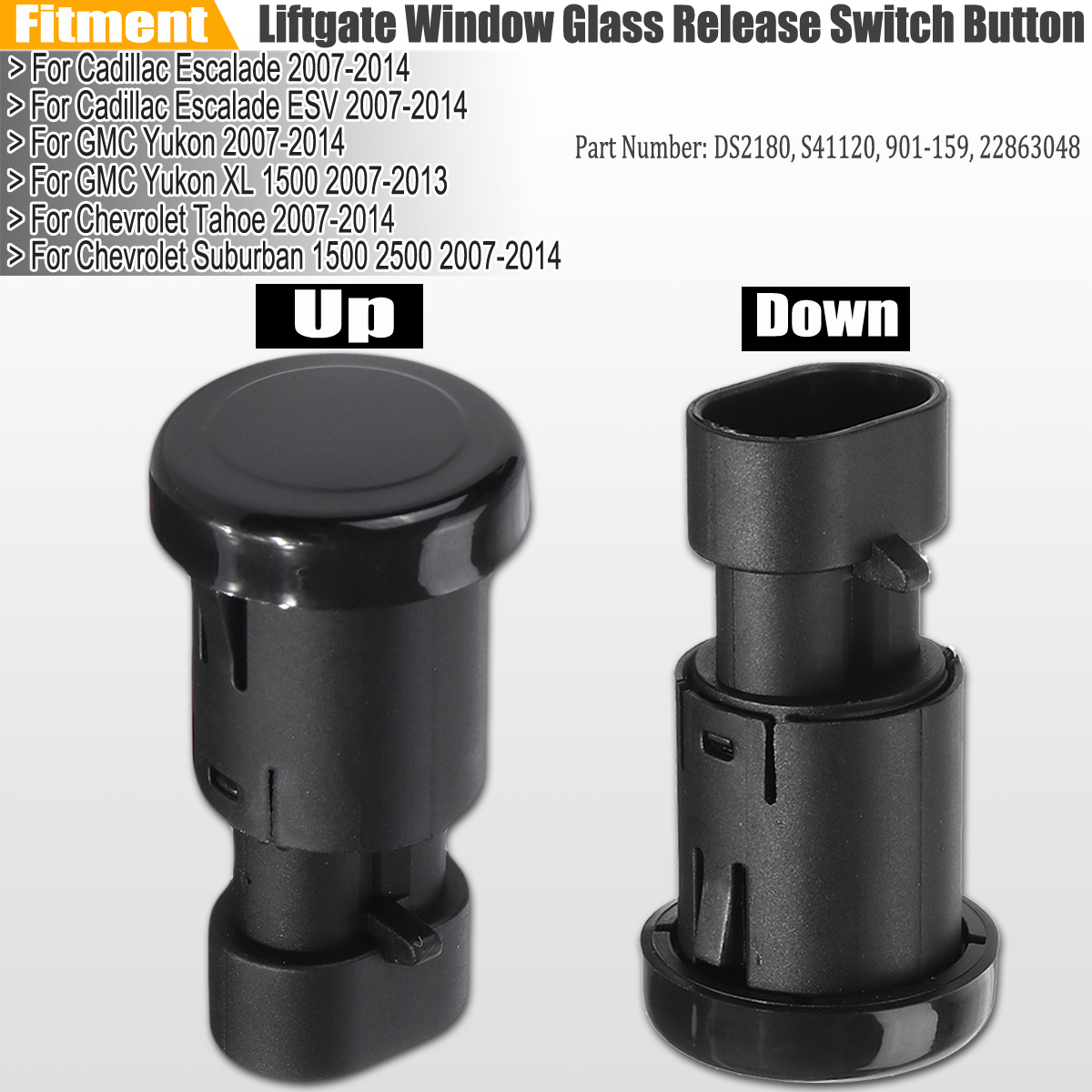 Rear-Liftgate-Window-Glass-Release-Switch-For-07-14-GM-SUV-Ta-hoe-Yukon-Suburb-1547071