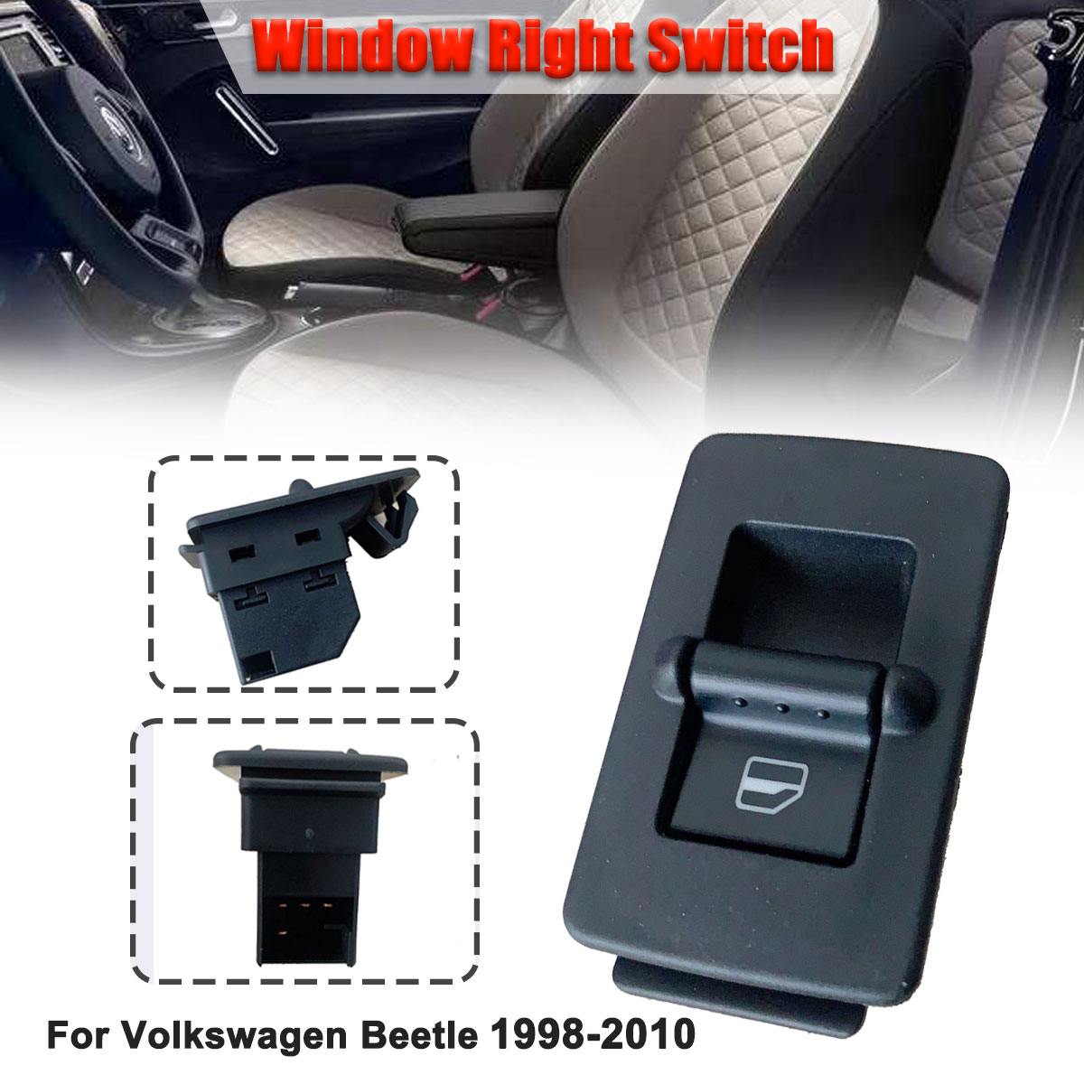 Right-Side-Window-Switch-for-the-Passenger-For-Volkswagen-Beetle-1998-2010-1C0959851-1C0959855-1C095-1535656