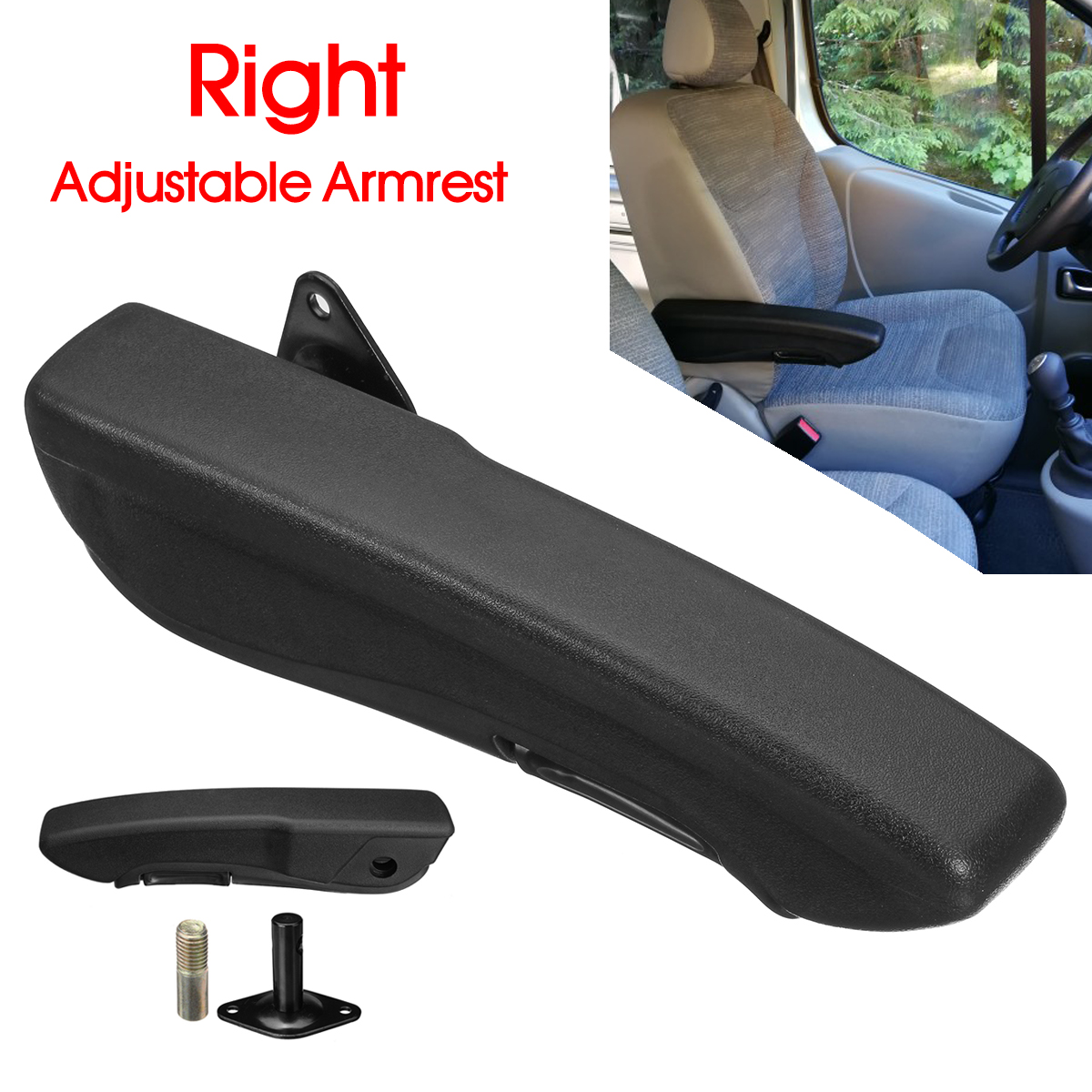 Universal-Adjustable-Comfort-Seat-Armrest-For-Camper-Van-Motorhome-Boat-1676105