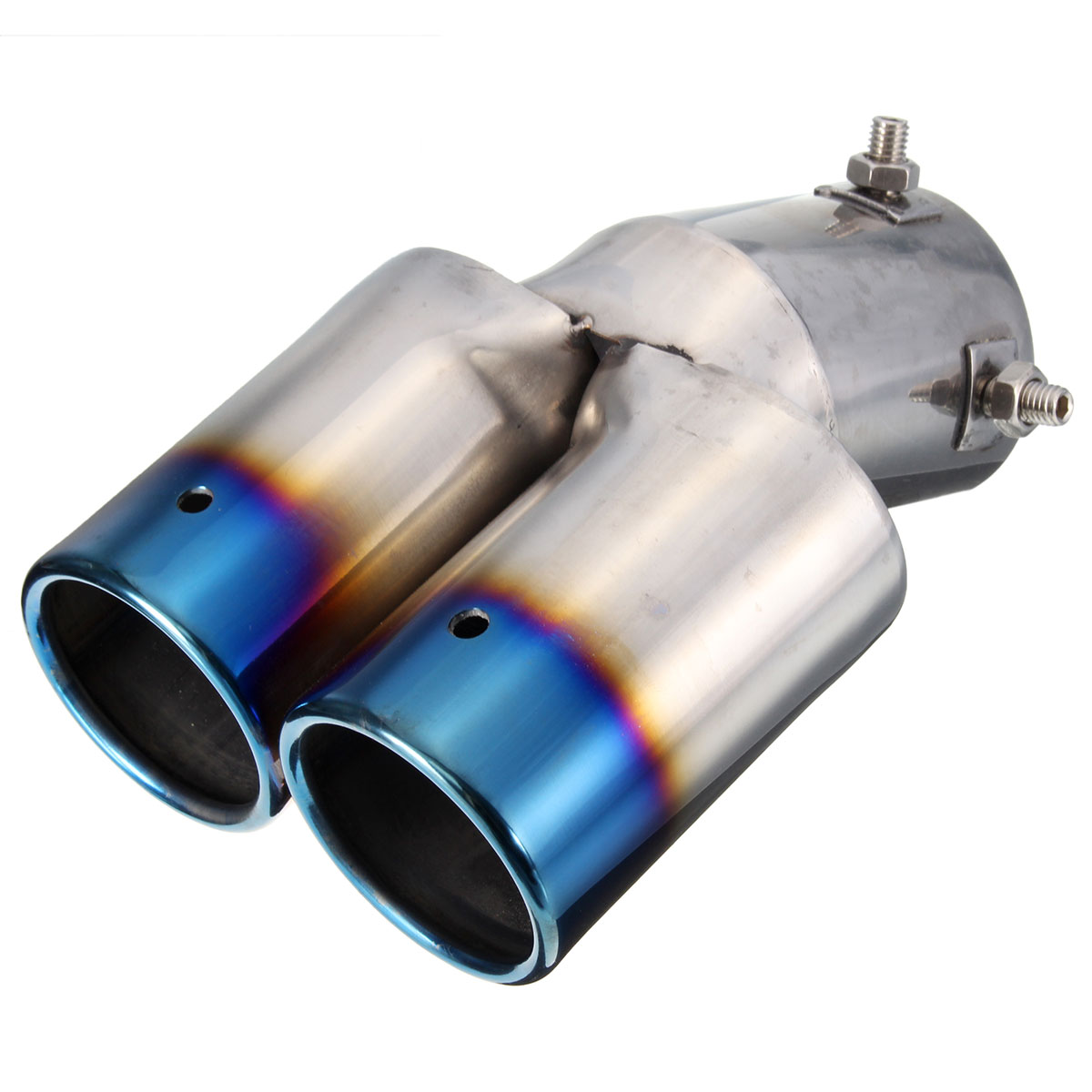 Universal-Grilled-Blue-Curved-Tail-Muffler-Exhaust-Pipe-Double-Twin-Tip-for-KIA-Ford-Honda-1070285