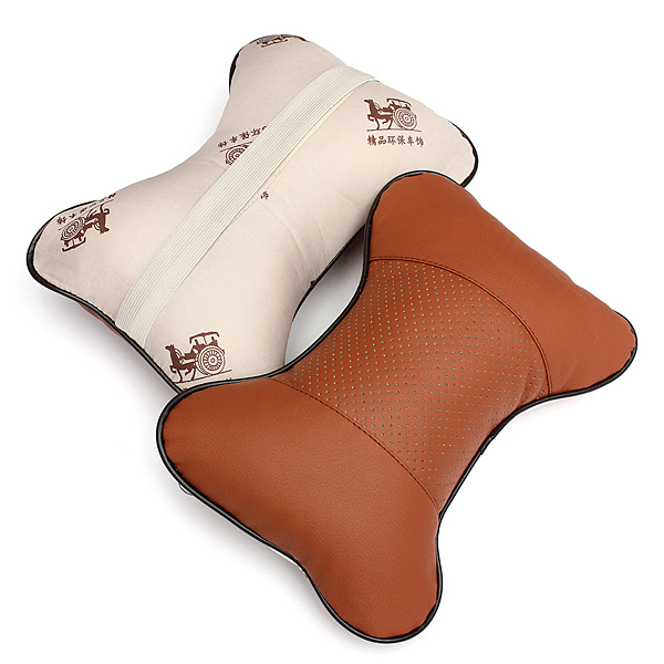 2PCS-Breathe-Car-Auto-Seat-Head-Neck-Rest-Cushion-Head-Rest-Pillow-Pad-950999
