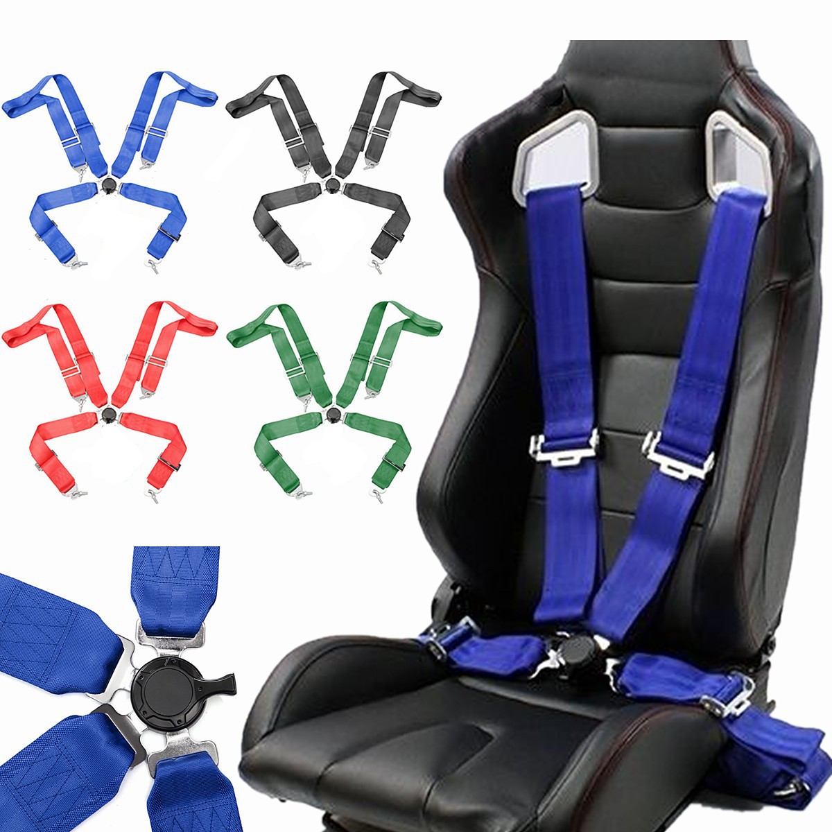 Racing-Car-Seat-Belt-4-Point-Cam-Lock-Race-Safety-Adjustable-Strap-Nylon-Harness-1063515