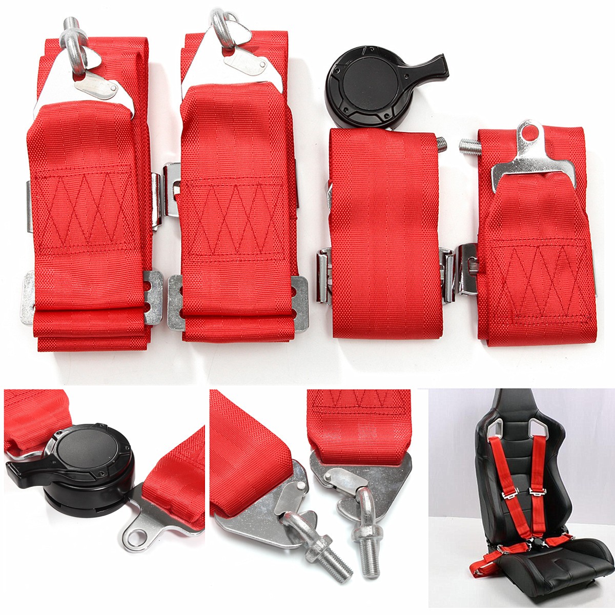 Racing-Car-Seat-Belt-4-Point-Cam-Lock-Race-Safety-Adjustable-Strap-Nylon-Harness-1063515