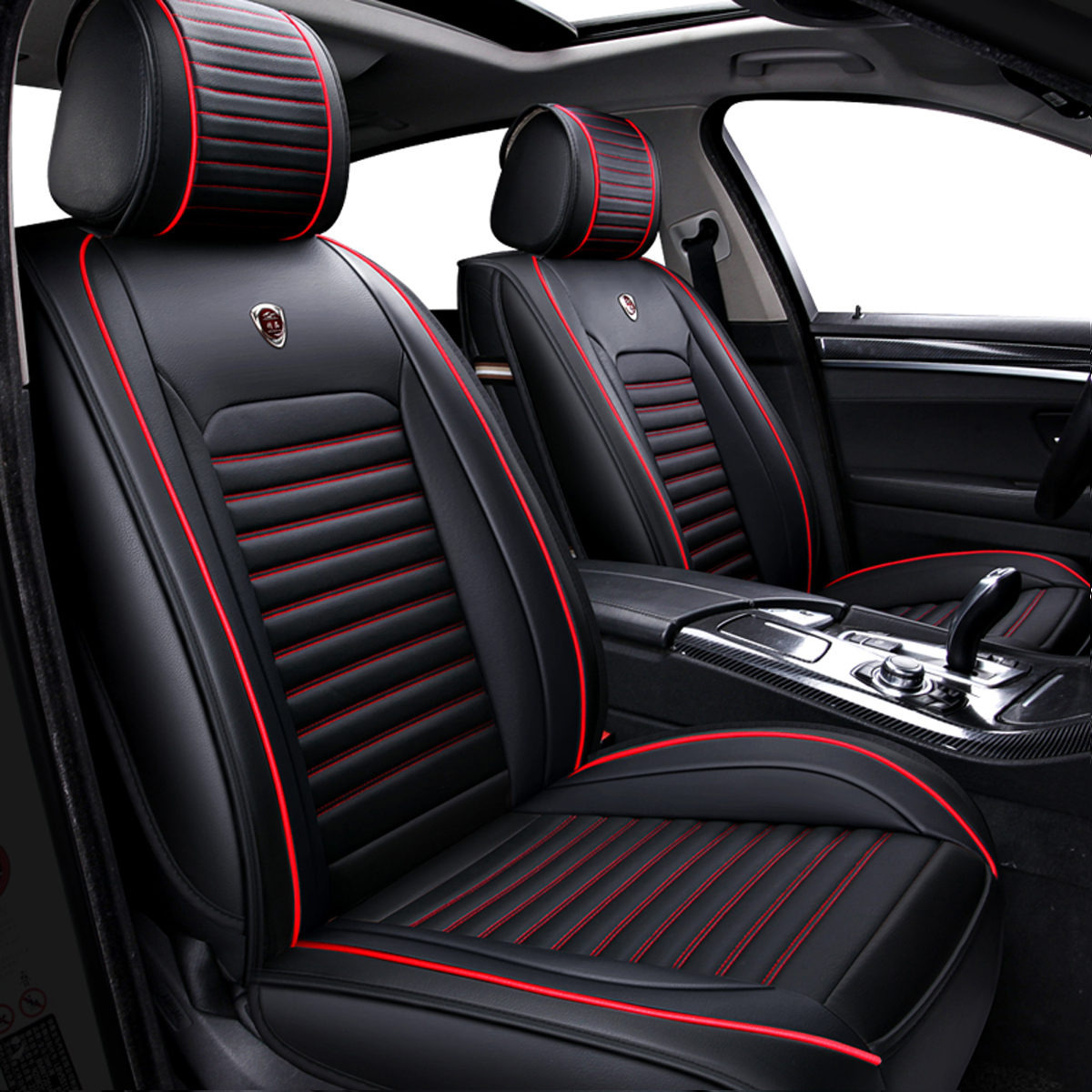 Universal-Full-Car-Front-Seat-Mat-Covers-PU-Leather-Breathable-Cushion-Pad-Set-1625075