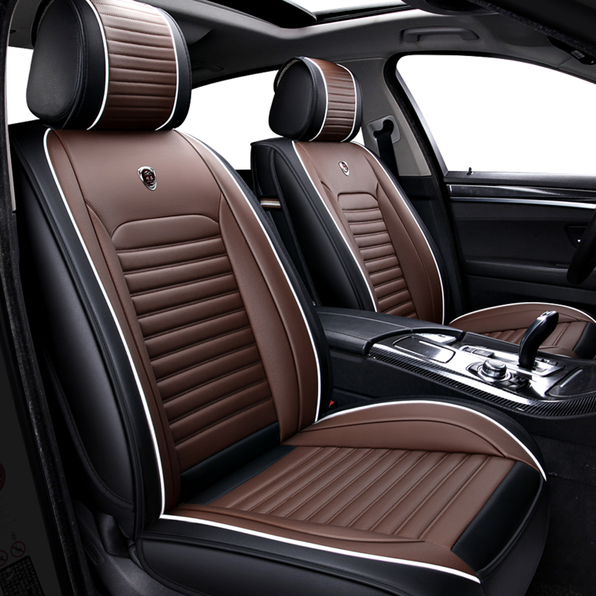 Universal-Full-Car-Front-Seat-Mat-Covers-PU-Leather-Breathable-Cushion-Pad-Set-1625075