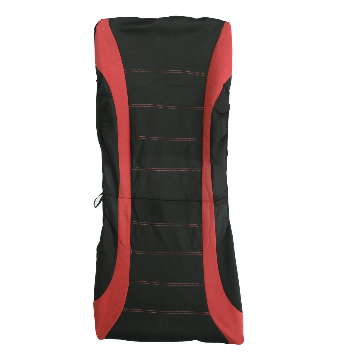 Universal-Polyester-Car-Seat-Cover-Protector-Full-Set-Front-Back-Headrest-RedBlack-1633105